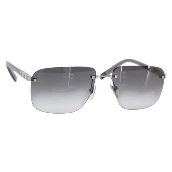 LOUIS VUITTON Sunglasses plastic Black LV Auth BA7832